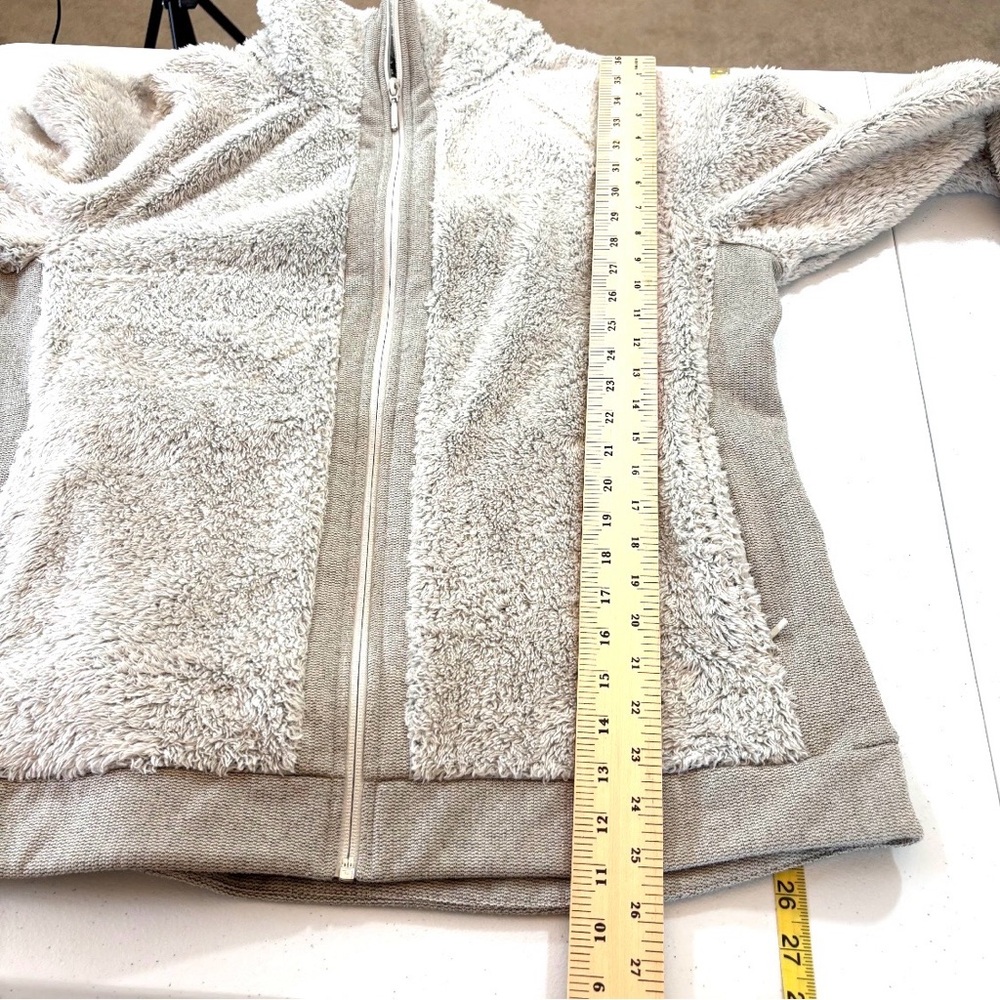 The North Face Osito 2 Women’s Lt Gray Full-Zip Soft Plush Fleece Jacket Size XL - Picture 7 of 8
